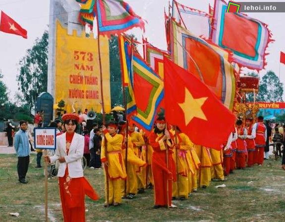 Lễ hội Xương Giang là một trong những lễ hội lớn của tỉnh Bắc Giang