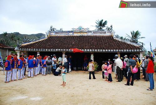 Đình làng An Hải ngày lễ hội diên ra