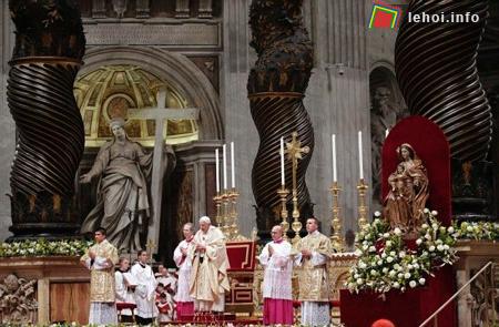 Giáo hoàng chủ trì lễ mừng Chúa Giáng Sinh tại Vatican