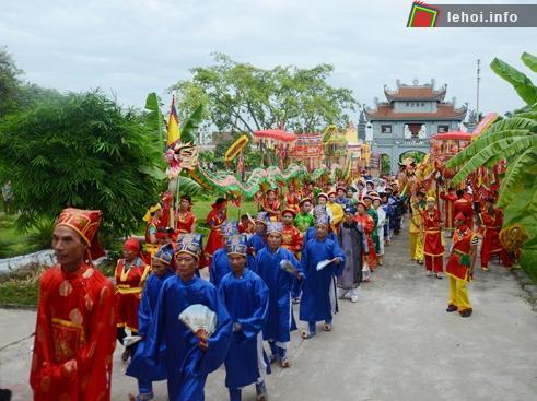 Lễ hội đền Lảnh Giang tại Hà Nam