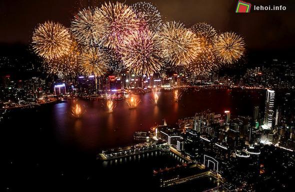 Lễ hội đếm ngược chào đón năm mới tại Hong Kong