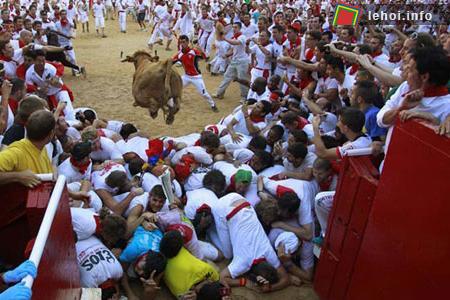Lễ hội đua cùng bò tót ở Tây Ban Nha ảnh 2