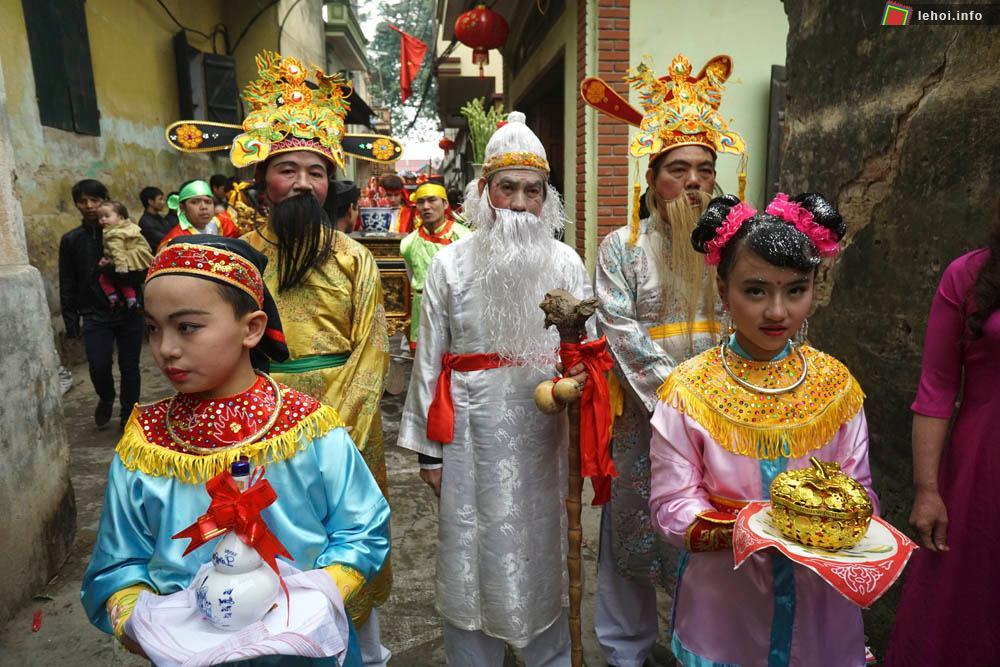 Nghi thức tế lễ trong Lễ hội Thổ Hà tại Bắc Giang