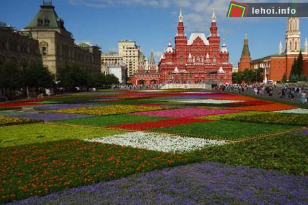 Lễ hội hoa rực rỡ tại Quảng trường Đỏ đất nước Nga ảnh 3
