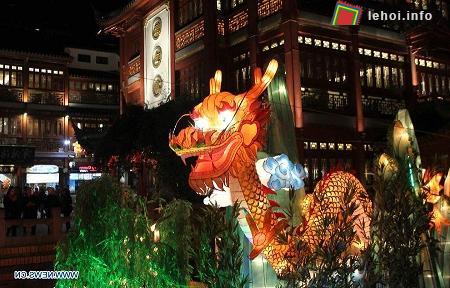 Lễ hội đèn lồng đón Trung thu ở Thượng Hải, Trung Quốc ảnh 6