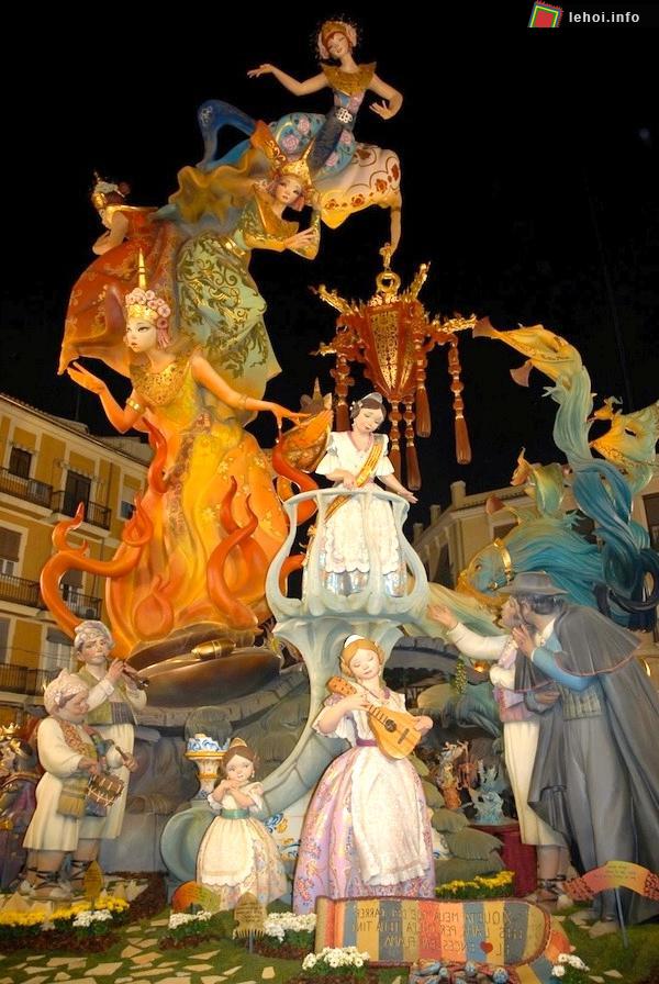 Độc đáo với lễ hội Las Fallas: lễ hội của những hình nộm ảnh 6