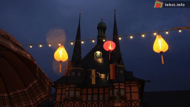 Đèn lồng Hội An lung linh giữa thành phố cổ Wernigerode, Đức