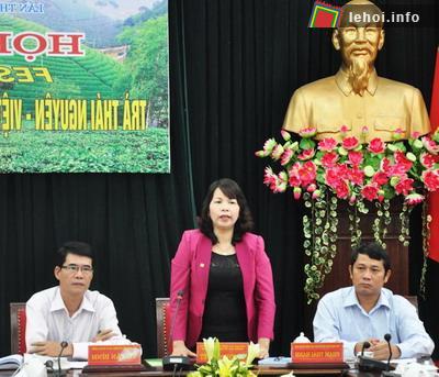 Họp báo công bố thông tin về kế hoạch tuyên truyền, quảng bá và khánh tiết của Festival Trà Thái Nguyên - Việt Nam lần thứ II năm 2013.