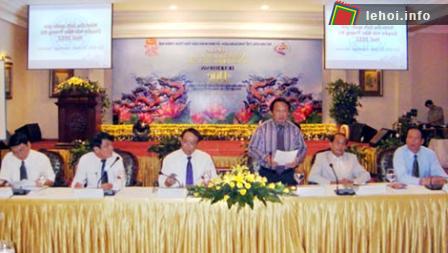 lãnh đạo Tổng cục Du lịch và tỉnh Thừa Thiên Huế chủ trì họp báo Festival Mưa Huế