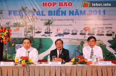 Họp báo giới thiệu Festival biển Nha Trang năm 2011 tại TP. HCM