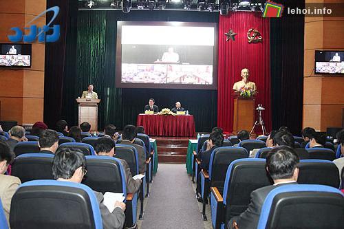 Toàn cảnh hội nghị trực tuyến