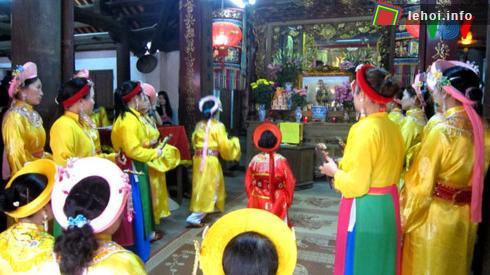 Nghi thức dâng lễ trong đền