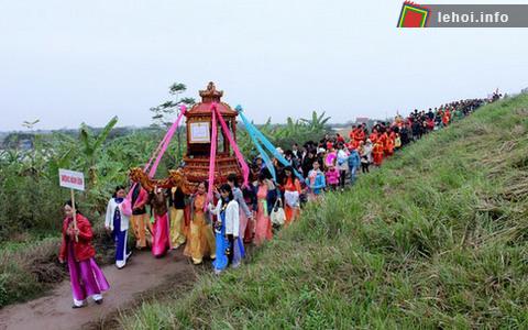 Lễ rước kiệu đức Cao Sơn Đại Vương