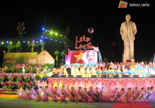 Lễ hội Làng Sen tôn vinh các giá trị tư tưởng, đạo đức Hồ Chí Minh
