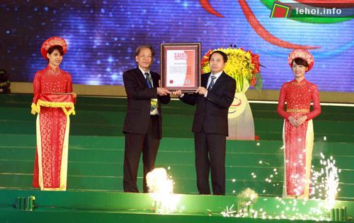 Tổ chức Kỷ lục Việt Nam trao kỷ lục ''Sản phẩm Trà Thái Nguyên thuộc top các đặc sản quà tặng có giá trị của châu Á''.