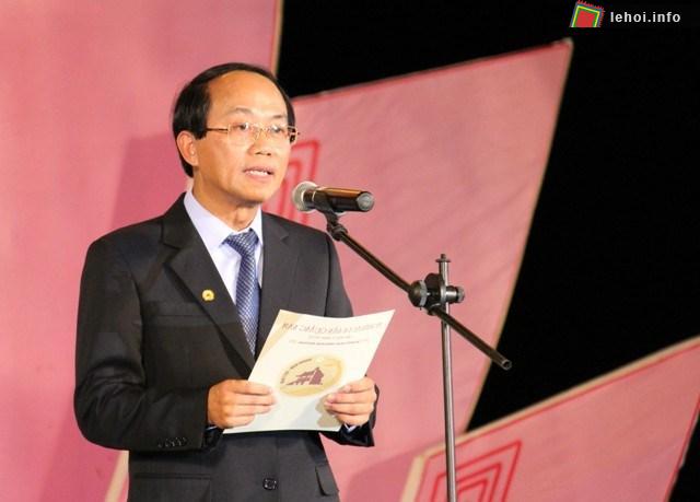 Ông Trần Minh Cả , Phó Chủ tịch UBND tỉnh Quảng Nam phát biểu tại lễ khai mạc