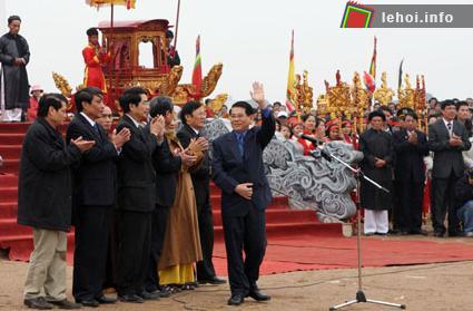 Chủ tịch nước dự Lễ hội Tịch Điền Đọi sơn