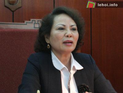 Bà Nguyễn Thị Kim Hải, Phó Chủ tịch UBND tỉnh Phú Thọ