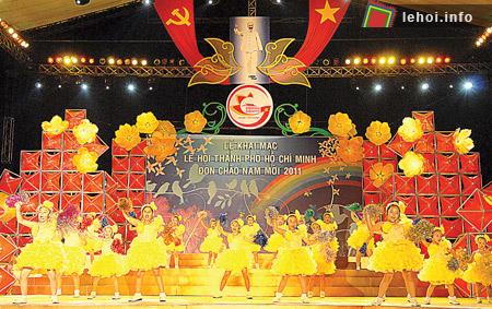 Khai mạc Lễ hội đón năm mới 2011 tại TP Hồ Chí Minh