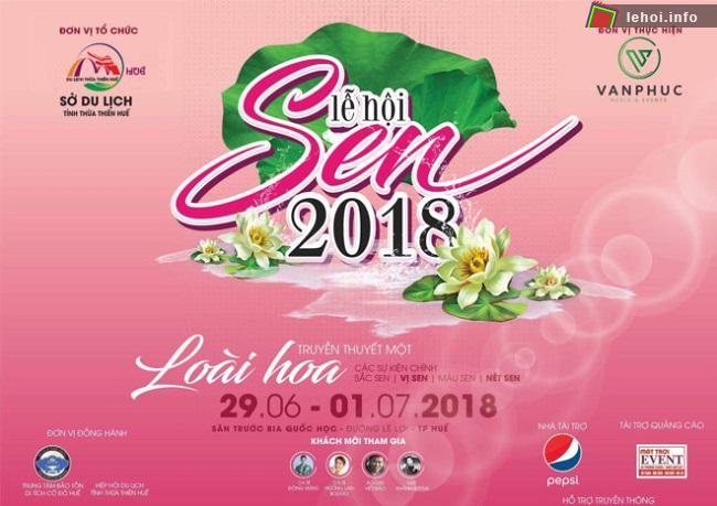 Lễ hội Sen 2018 sắp diễn ra tại Huế