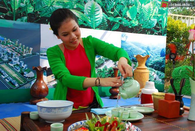 Nghệ thuật pha trà tại Festival Trà Thái Nguyên