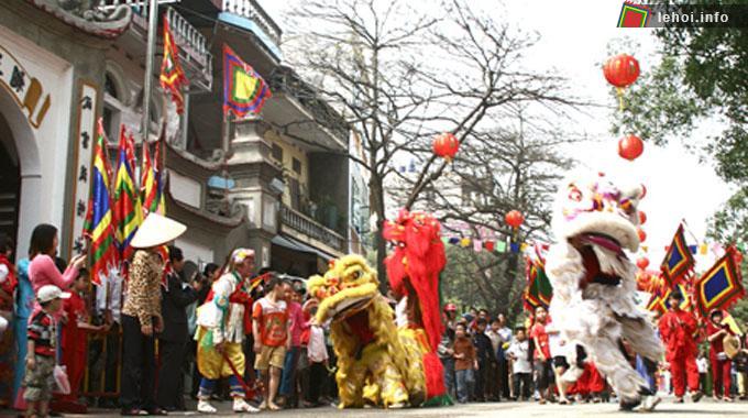 Múa rồng, múa lân trong lễ hội phố Hiến