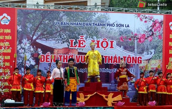 Năm 2016 là năm đầu tiên tổ chức Lễ hội đền thờ vua Lê Thái Tông tại Sơn La