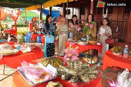 Thi ẩm thực truyền thống tổ chức tại khu di tích Nguyễn Sinh Sắc