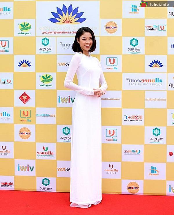 Hoa hậu biển Bùi Thị Hà là gương mặt đại diện của sự kiện Allunee