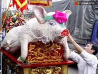 Ảnh Lễ hội rước lợn Ông Bồ tại Hải Phòng