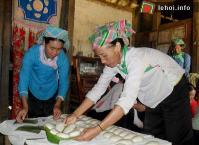 Ảnh Lễ mừng lúa mới của người dân tộc Giấy tại Lai Châu