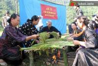 Ảnh Người Thái Trắng (Lai Châu) nhộn nhịp lễ hội Kin lẩu khẩu mẩu