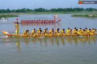 Ảnh Hội bơi trải trên sông Cánh tại Hương Canh - Vĩnh Phúc
